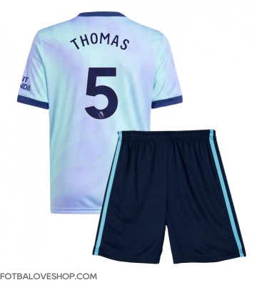 Arsenal Thomas Partey #5 Dětské Alternativní Dres 2024-25 Krátký Rukáv (+ trenýrky)